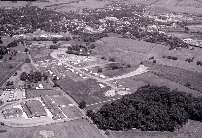 1960 aerial photo of Leesburg