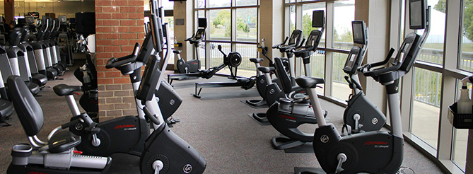 Fitness Room Bikes