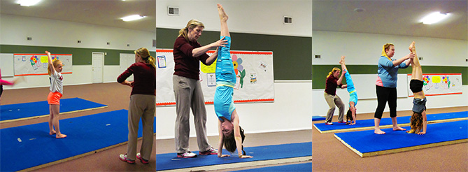 Gymnastics Handstands