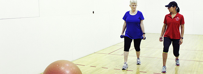 Personal Training in Racquetball