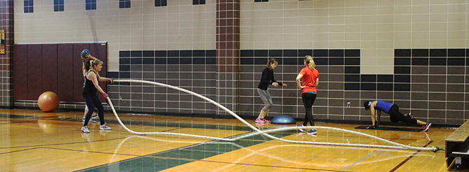 Group Training in Gym