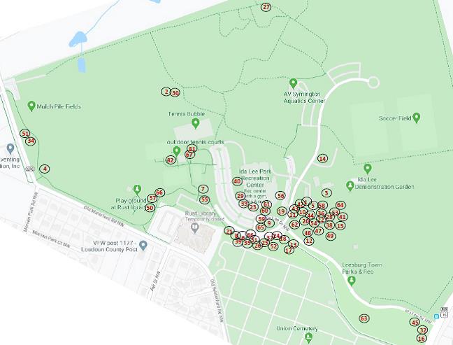 Memorial Tree Map