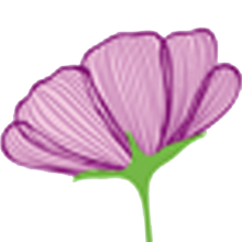 purple flower icon