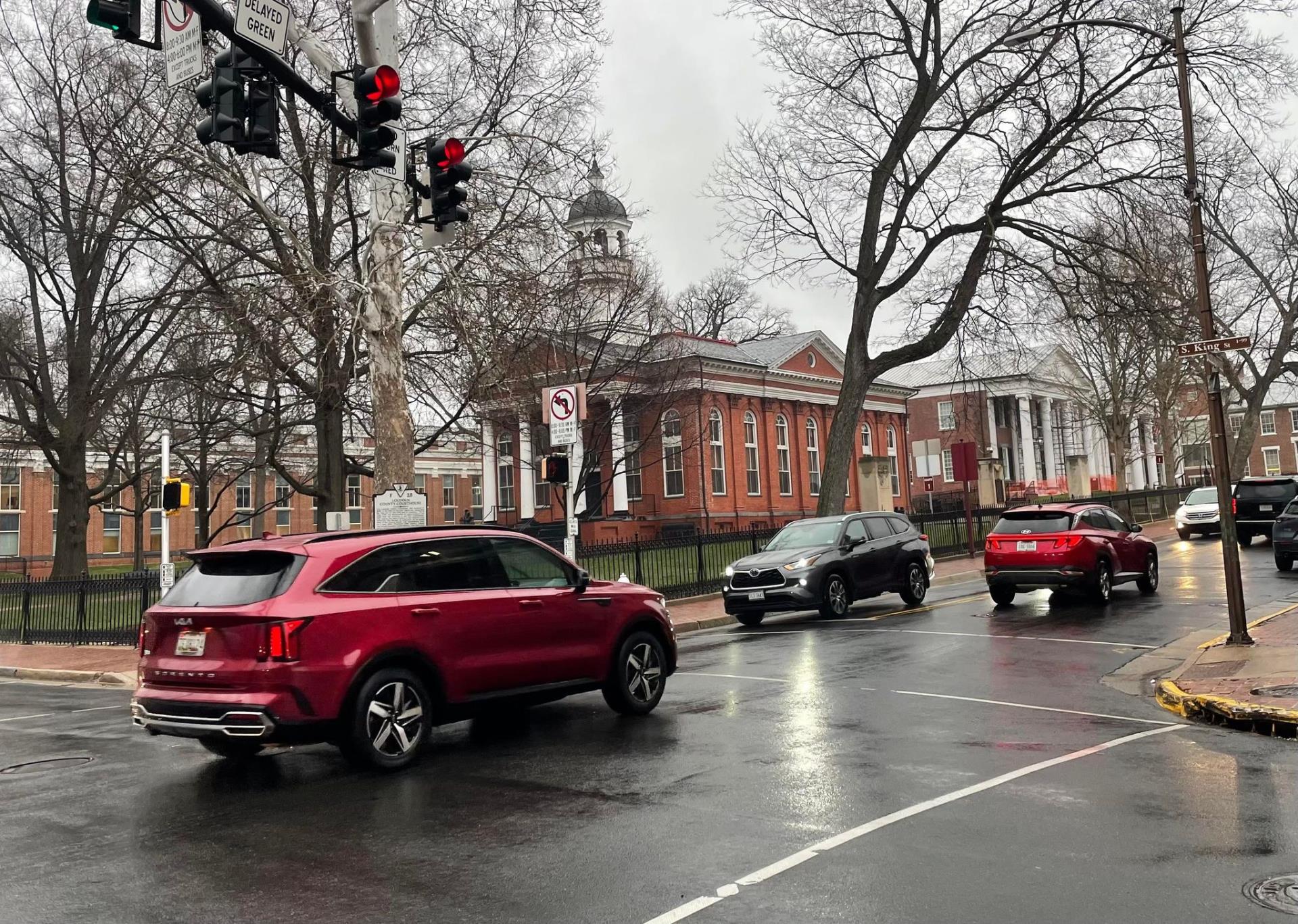 downtown traffic