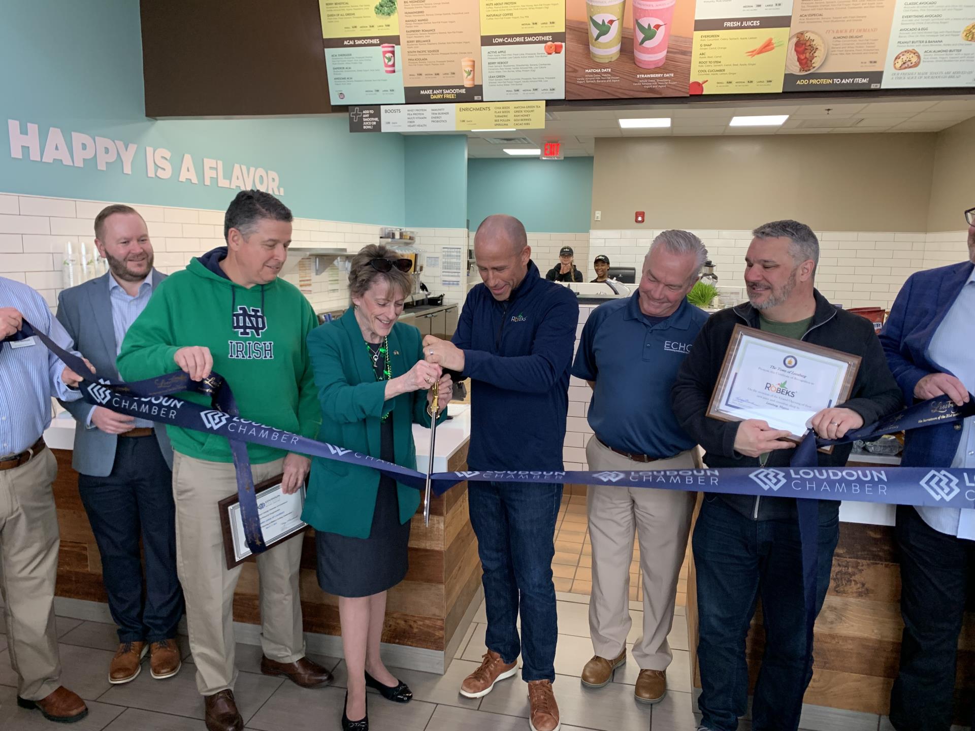 Robek's Ribbon Cutting