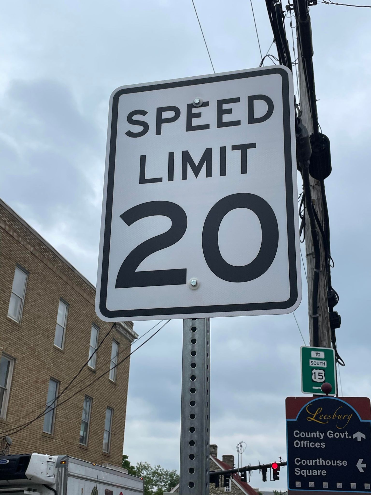 20 MPH Speed Limit Sign