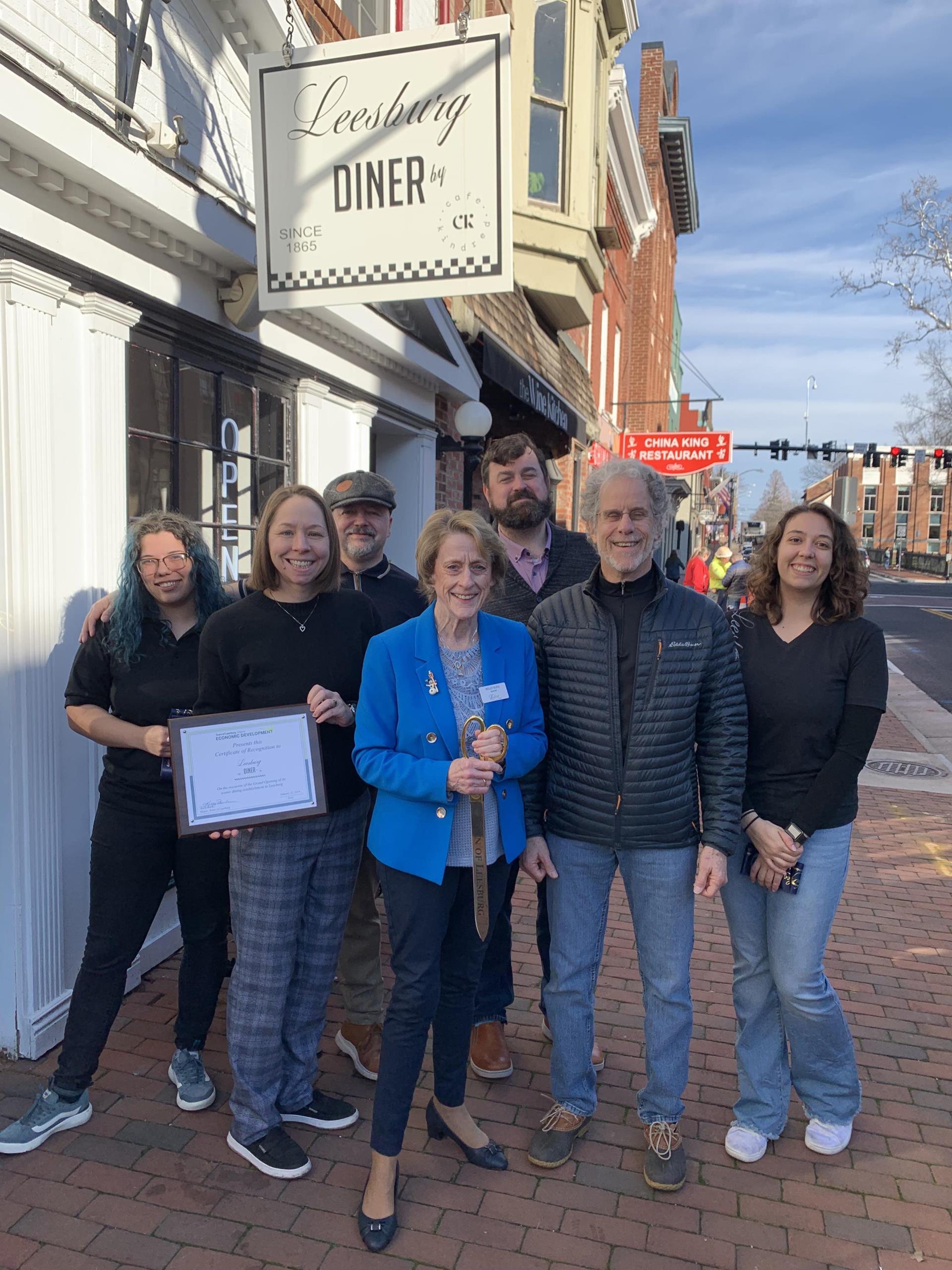 Ribbon Cutting at Leesburg Diner by Cafe Kindred