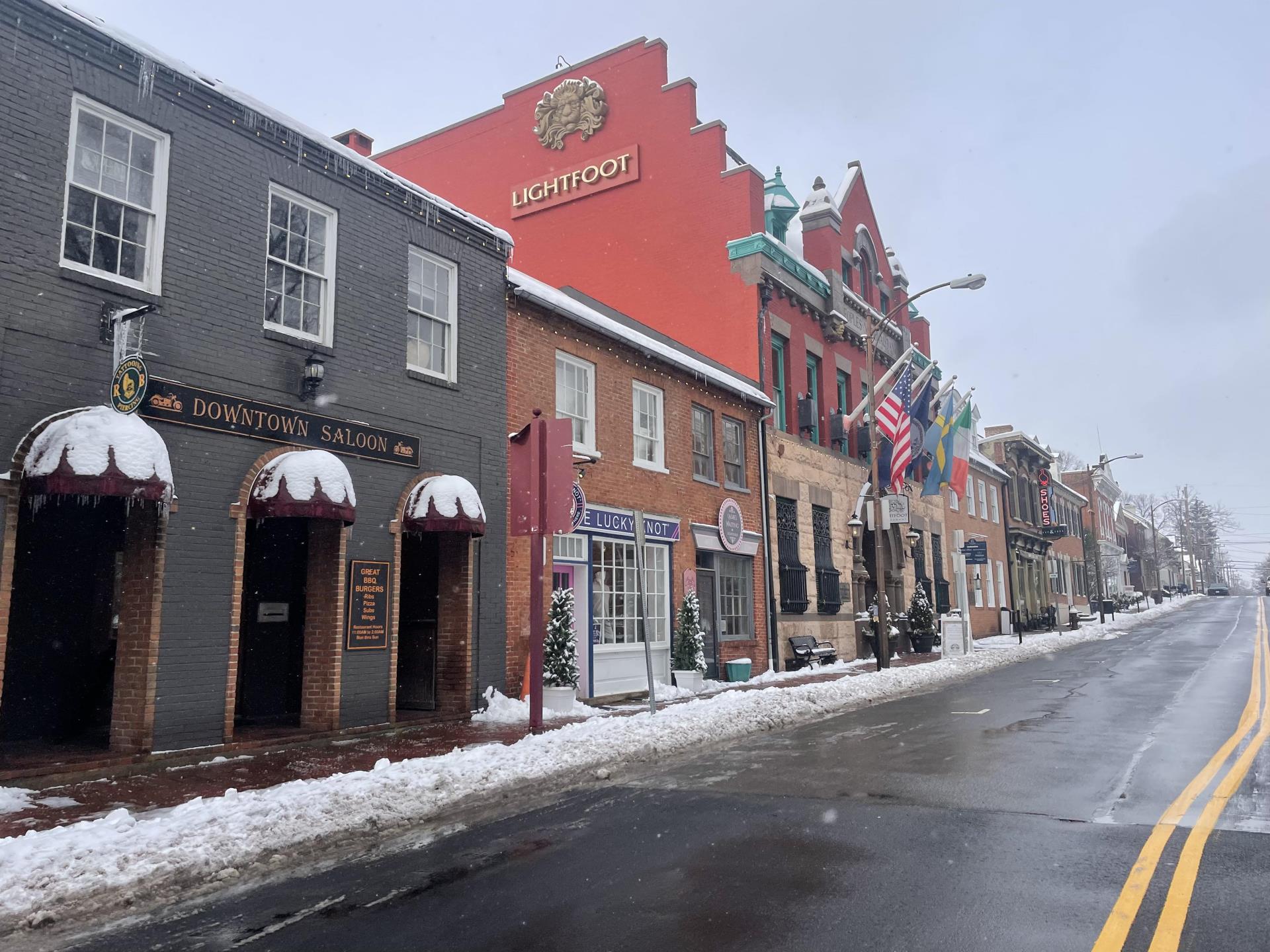 snowy King Street