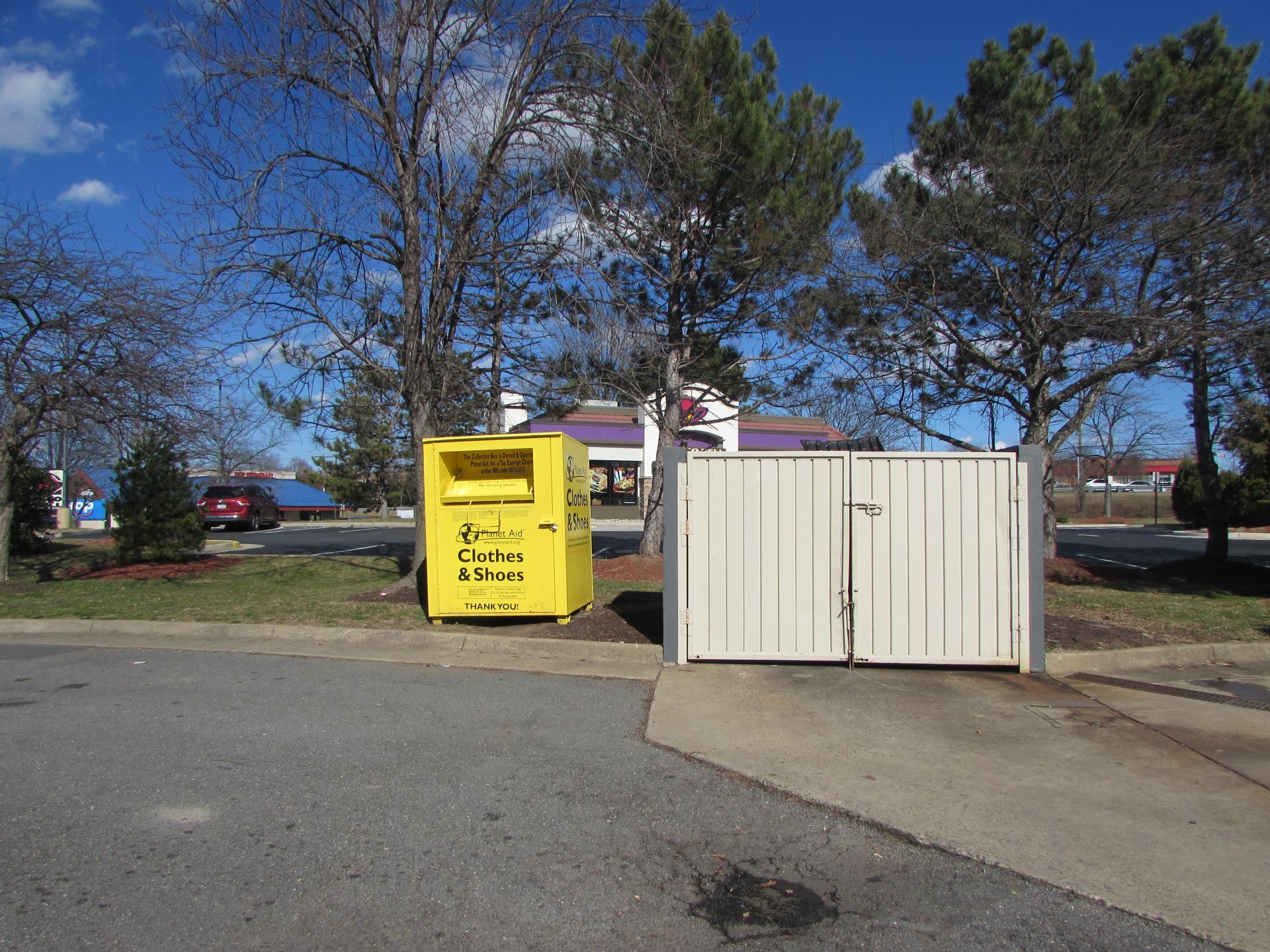 Donation Box - Yellow