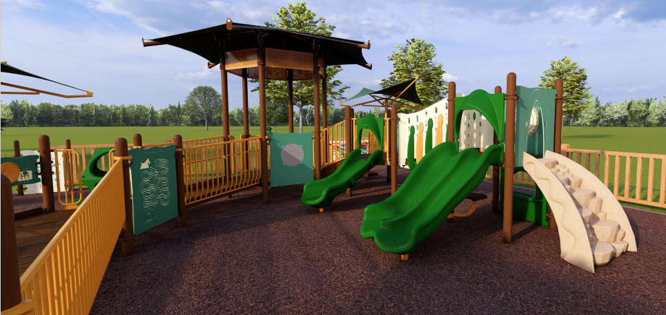 Rendering of New Brandon Park Playground