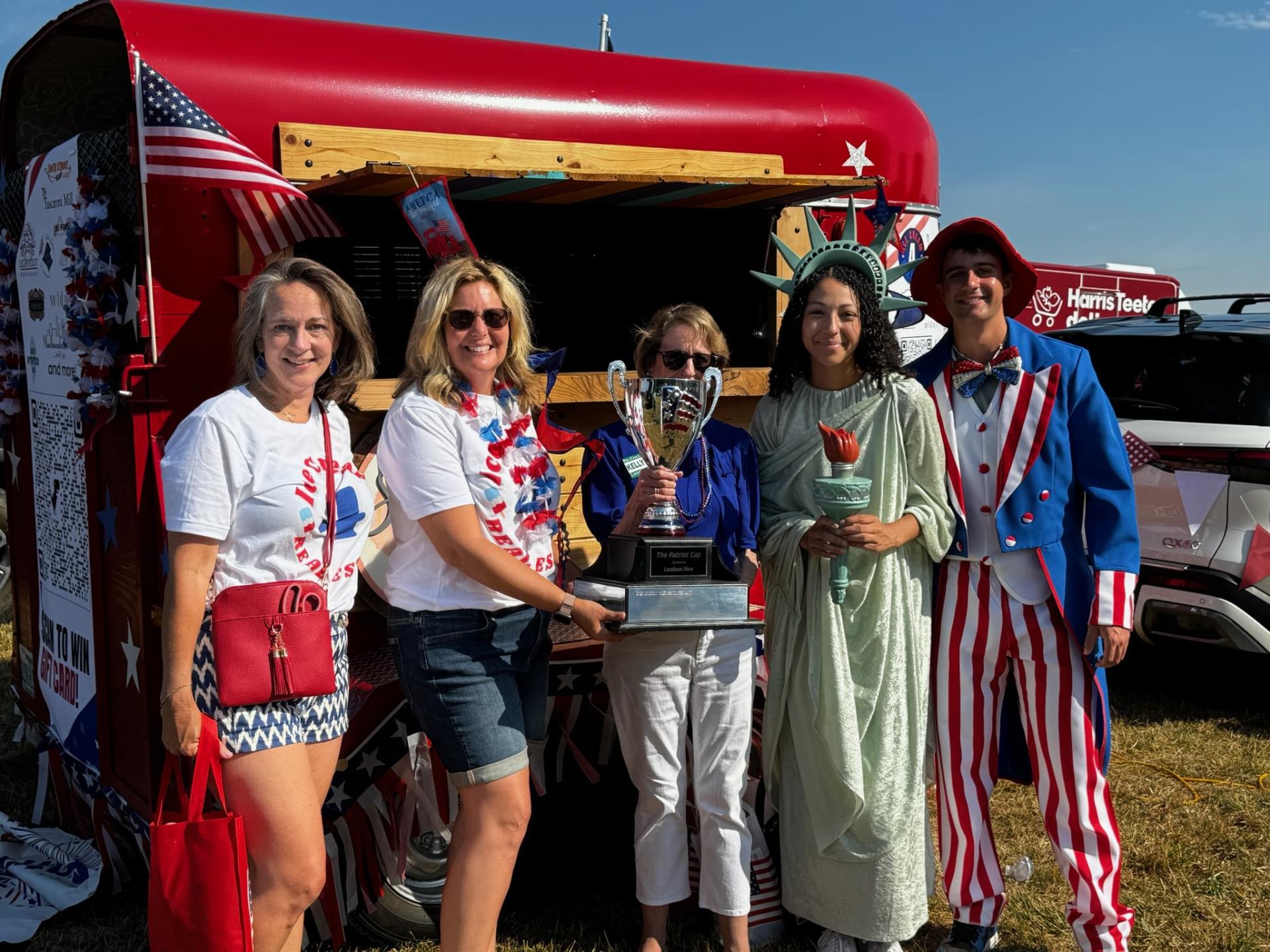 Ice Cream Trailer Independence Day Float Winner