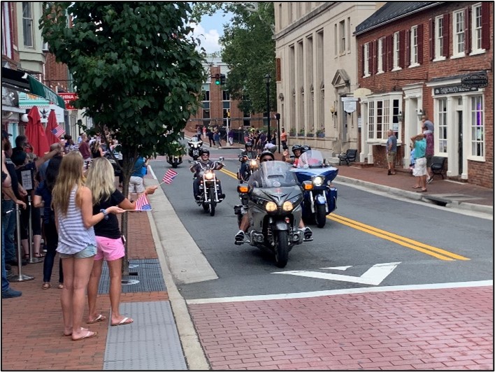 9/11 Ride through Leesburg