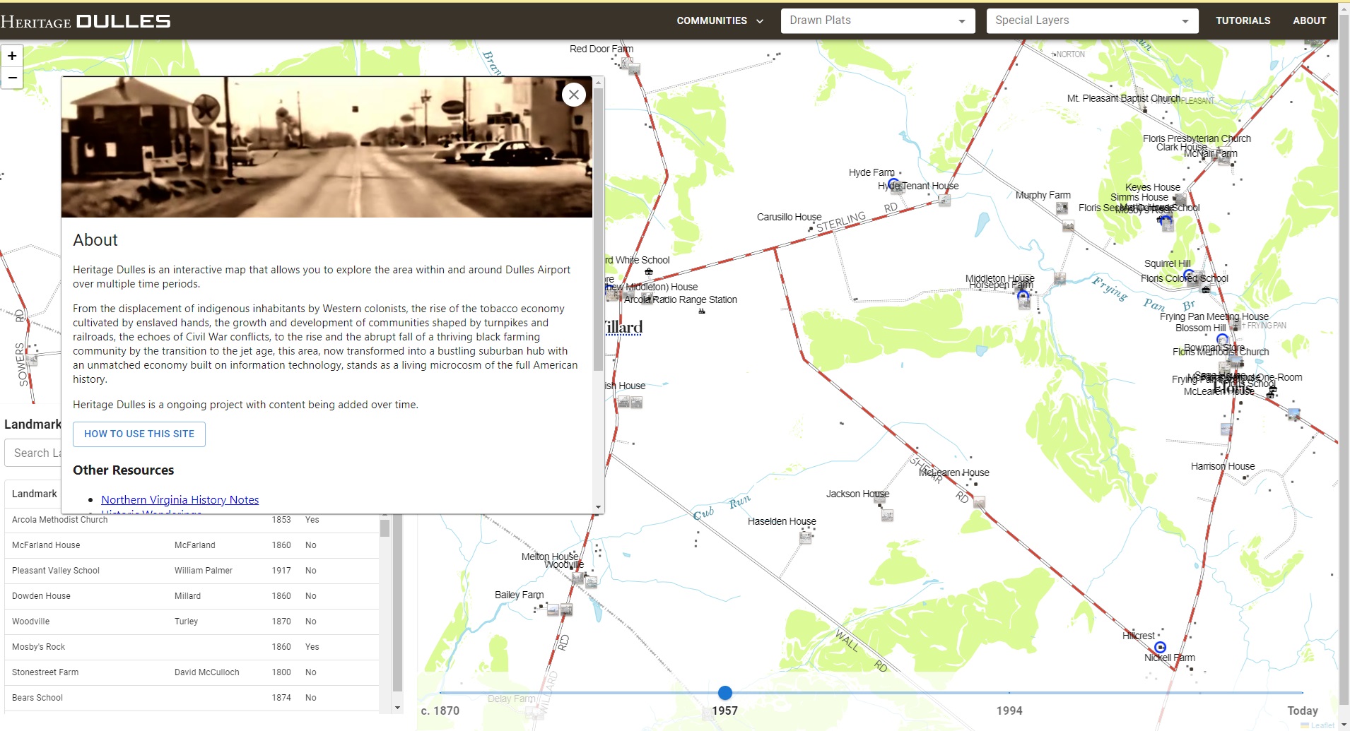 Heritage Dulles Map