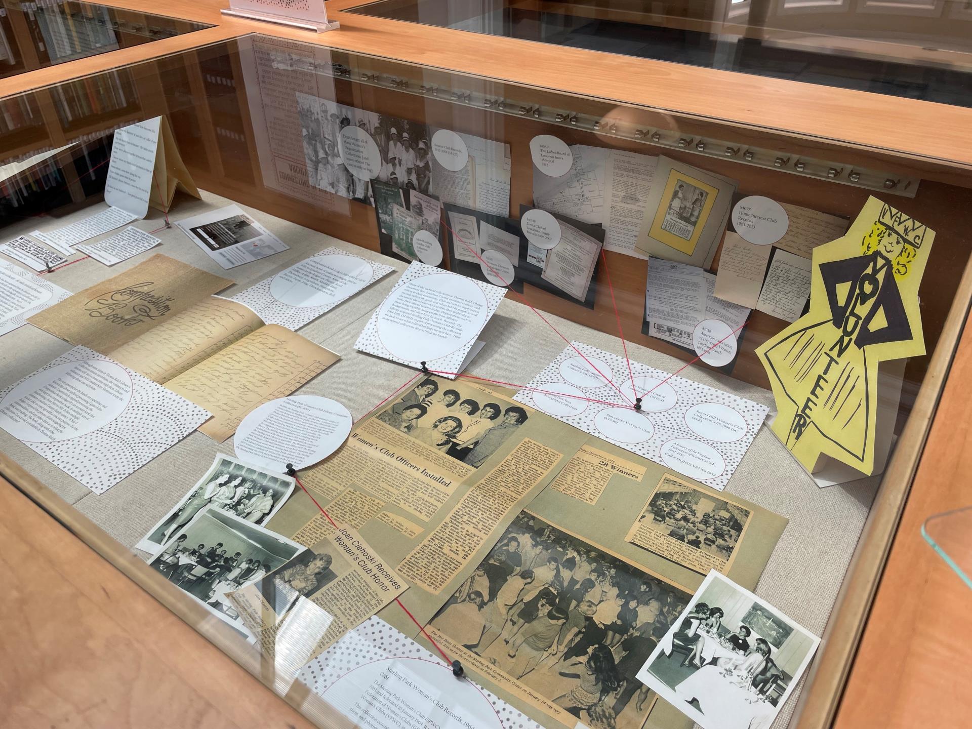 Connecting in the Archives exhibit