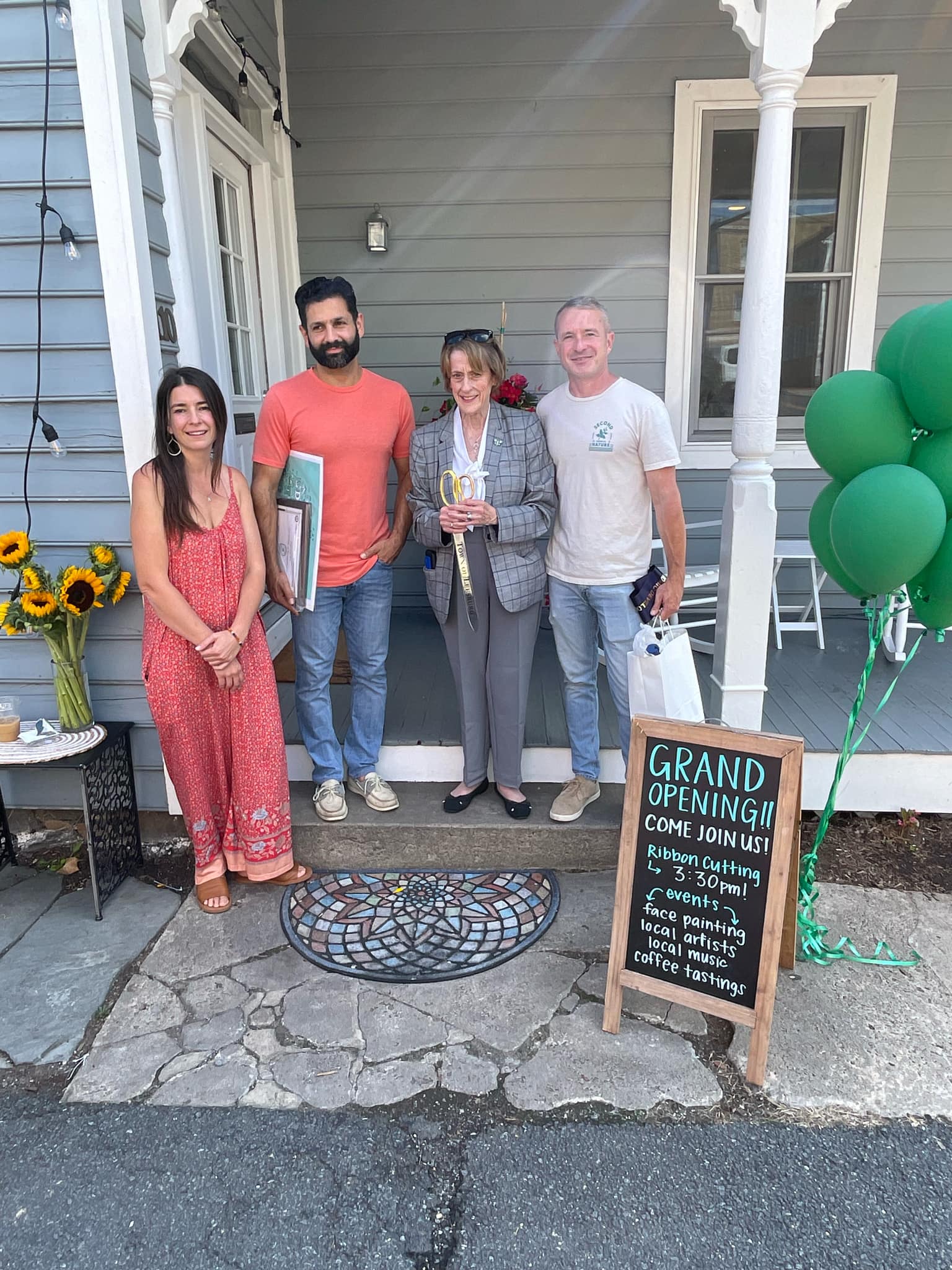 Ribbon Cutting at Second Nature Coffee