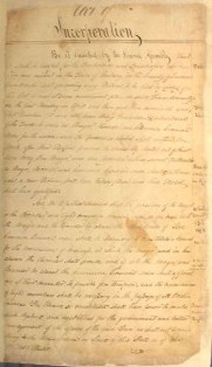 Act of Incorporation, 1813