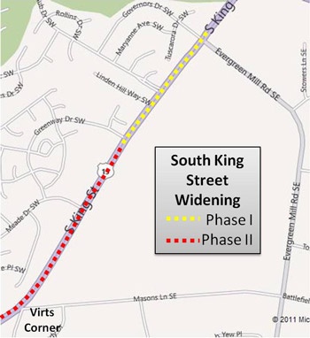 South King Street Widening