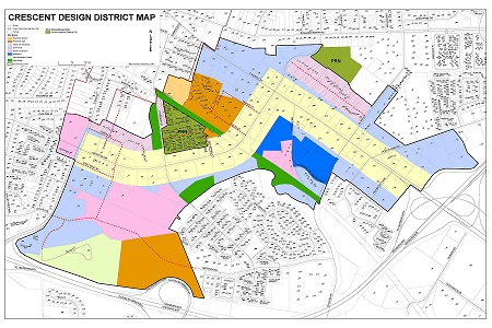 Zoning Map of the Crescent District