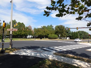 Battlefield at Plaza Intersection After Signal