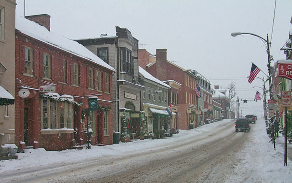 North King Street in the snow