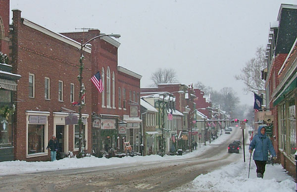 South King Street in the snow